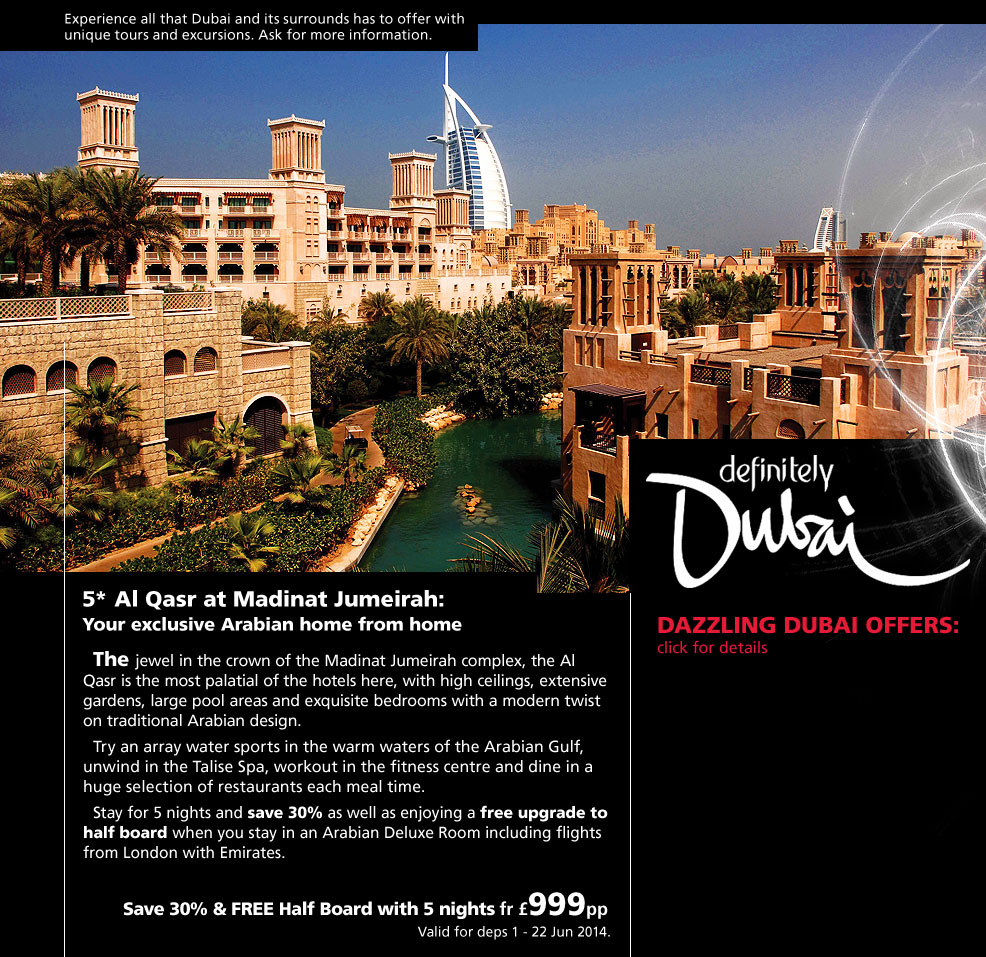 Dazzling Dubai Offers