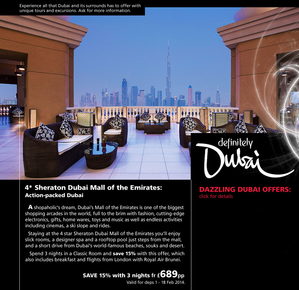 Dazzling Dubai Offers