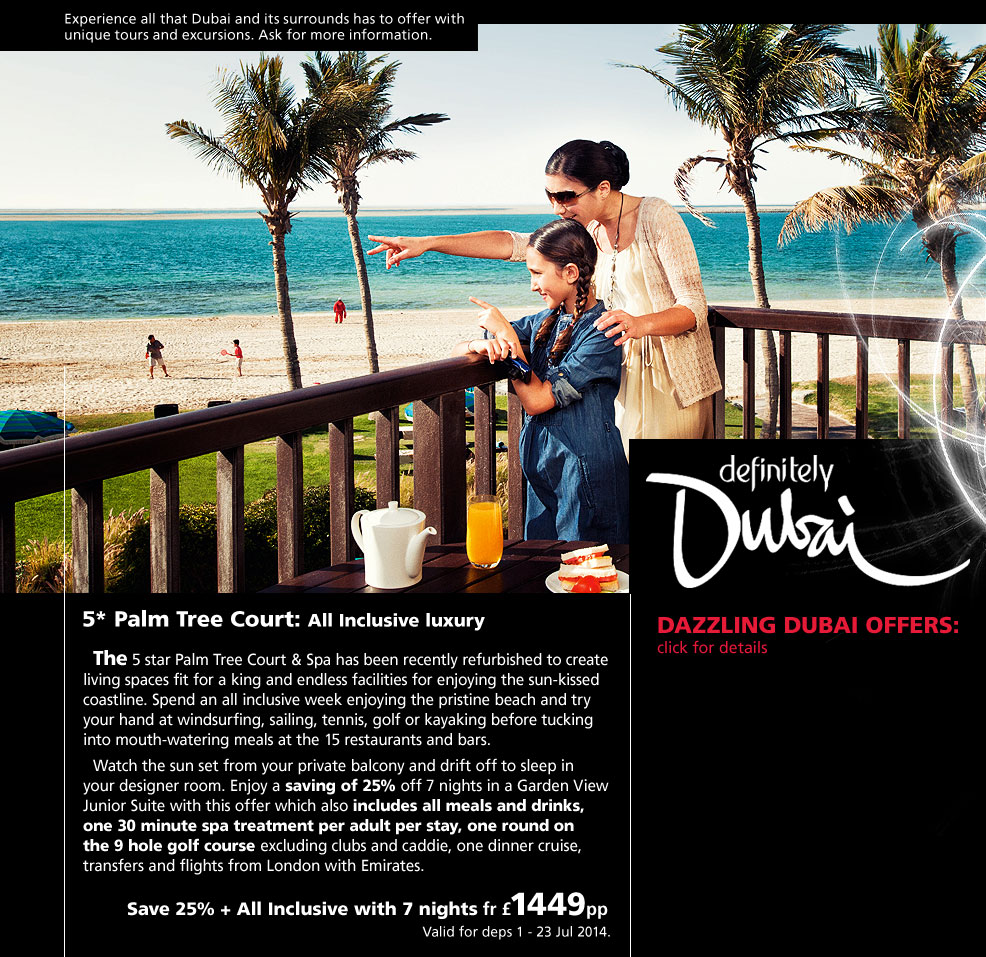 Dazzling Dubai Offers