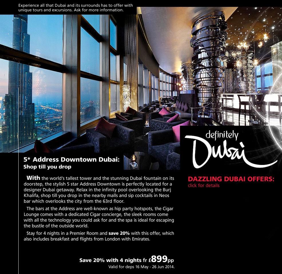 Dazzling Dubai Offers