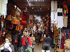 Morocco - A bustling souk