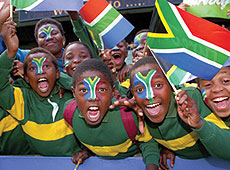 South Africa - The locals get vocal