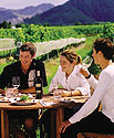 New Zealand - Enjoying local wine at Hawkes Bay
