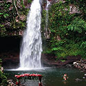Fiji - Swimming beneath the Bouma Falls