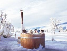 Traditional Finnish Sauna, Snow Sauna & Outdoor Jacuzzi